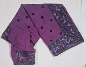 Beautiful Wine shade Saree (with blouse)