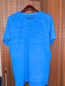 Men's Blue Athletic T-Shirt