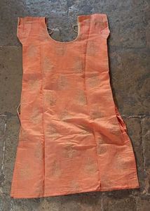 Peach Kurta Set