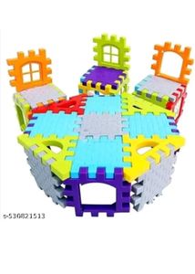 colorful, interlocking plastic blocks