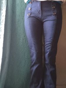 TOKYO TALKIES BELL BOTTOM WOMEN'S JEANS.