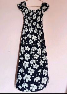 WOMEN OFF SHOULDER  FLORAL DRESS