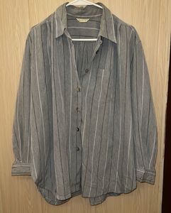 Classic Striped Button-Down Shirt