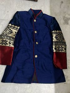 kids Royal Blue 4 piece Ethnic set