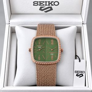 Seiko Square Green Dial Watch