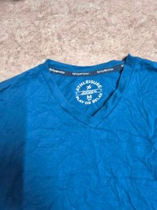 Blue V-Neck T-Shirt 🔷️