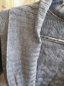Grey Knit Cardigan Sweater Shrug