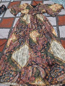Bohemian Patchwork Maxi Dress