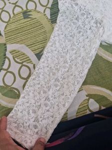 White Lace Dress with Criss-Cross Back