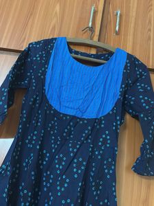 Charming Blue Printed Kurta