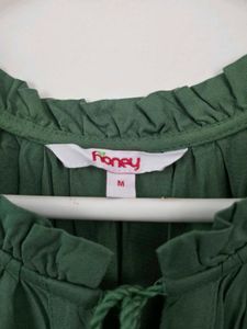 Stylish Fit and Flare Dress with Embroidery