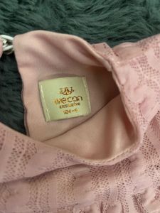 Adorable Pink Lace Tunic Top