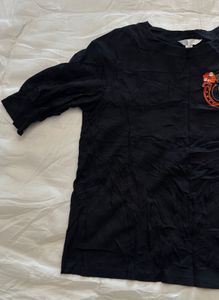H&amp;M Black Graphic Tee
