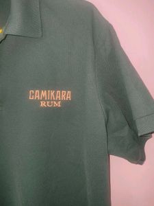 Men's Dark Green Polo T-Shirt (Camikara Rum Editio