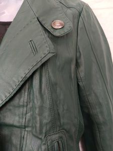 Imported Green Leather Jacket