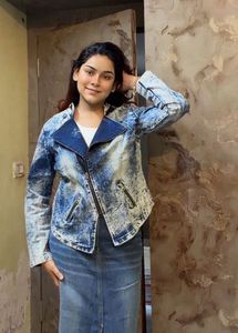Trendy Acid Wash Denim Jacket