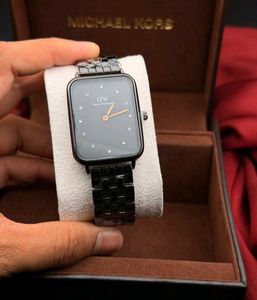 Sparkling Rose Gold Triangle Watch