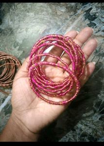 Vibrant Silk Thread Bangles Set
