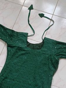 CHIKANKARI worked Kurti Set Women