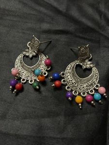 Boho Beaded Dangle Earrings