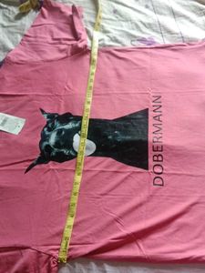 Pink Doberman Graphic Tee
