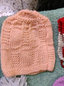 Woollen Caps (Set Of 5), New Born To 12 Mon