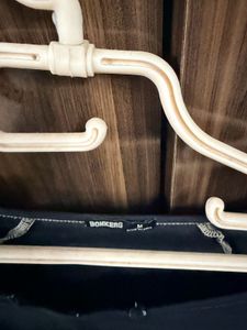 bonkers corner black fitted top