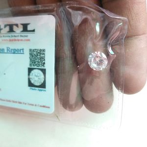 5 Carat Round Mixed Cubic Zircon stone With Certif