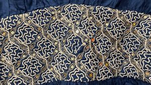 Elegant Navy Blue Ethnic Gown