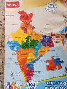 Funskool India Map Floor Puzzle