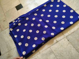 Blue Polka Dot Fabric