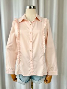 🚀🚀24Hrs EOS SALE🚀🚀Pink Ruffle Blouse