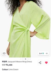Neon Green Beach Cover-Up