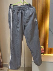 Stylish Grey Track Pants with Side Stripes