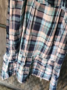 Chic Plaid Puff Sleeve Dress