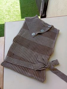Korean Style Side Turtleneck Top