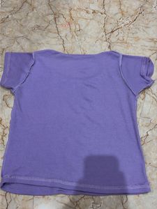 Lavender Ribbed Crop Top