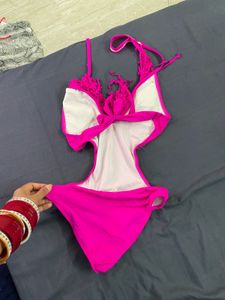 Hot Pink One-Piece Swimsuit