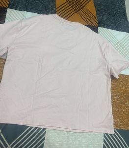 Pink "Paws Off!" Graphic T-Shirt
