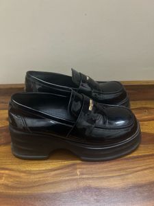 Black Patent Leather Loafers