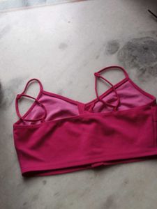 SHEIN Fuchsia Cami Top &amp; Shorts Set