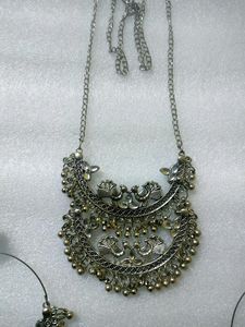 New Oxidised Jwellery set