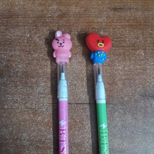 💜 | BTS &amp; BT21 Themed Pens Set