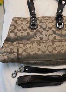 Coach Monogram Shoulder Bag