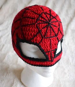 Handmade Spiderman Crochet mask
