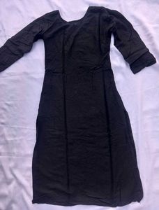 Elegant Black Sequin Kurta