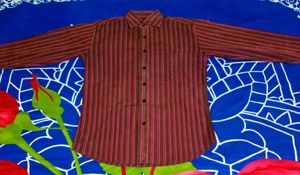 Striped Maroon Shirt