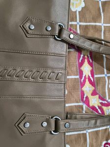 Stylish Taupe Tote Bag