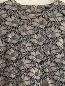 Elegant Lace Overlay Dress