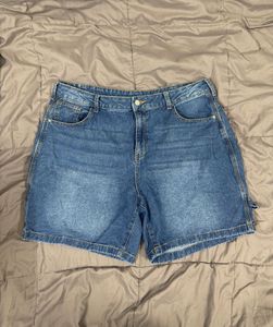Classic Blue Denim Shorts